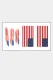 3*Flags Independence Day Tattoo Stickers Face Waterproof Decorative Props Disposable Tattoo American Flag Stickers