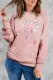 Pink Ombre Heart-Shaped Sweatshirts