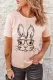 Easter Bunny Print Round Neck T-shirt