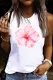 Hibiscus Flower Floral Tank Tops