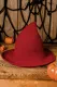 Versatile Knitted Wool Witch Hat
