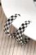 Checkered Flag Plaid Racing Earrings