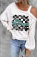 Racing Letter Long Sleeve Top