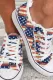 American Flag Retro Canvas Shoes Flat Shoes