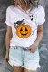 White Pumpkin Ghost Crew Neck T-shirt