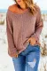 Reverse Seam Detail Oversize Pullover Sweater