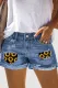 Sunflower Ripped Non-elastic Denim Shorts
