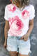 Pink Floral Print T-shirt
