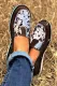Cow Print Slip On Flat Loafers Cow Sneakers