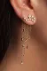 Glitter Earrings star tassel earrings