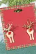 Christmas Snowflake Elk Stud Earrings