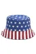 American Flag Double-Side-Wear Bucket Patriotic Hat