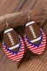 Casual Style American Football Earrings