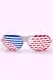 American Flag Blinds Glasses Independence Day Party Glasses
