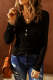 Lace Splicing Buttons V Neck Long Sleeve Top