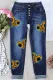 Sunflower Buttons Denim Jeans