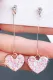 Sequined Heart Earrings