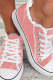 Pink Basic Casual Canvas Shoes
