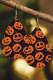 Halloween Pumpkin Teardrop Hook Earrings