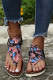 Flag Comfort Flat Sandals Summer Vintage Flip Flops