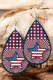 USA Flag Earrings