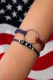 American Letter Braided Bracelet
