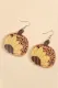 Pumpkin Sunflower Earrings