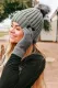Warm Touch Screen Wool Gloves Hat Two-piece Set