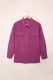 Rose Corduroy Long Sleeve Button-up Shirt Coat