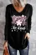 Floral Graphic V Neck Shift Casual T-Shirts