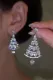 Tree Silver Needle Premium Earrings