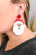 Christmas Santa Claus Drop Earrings