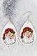 Christmas Santa Claus Hook Earrings