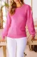 Solid Color Soft Breathable Knit Crew Neck Pullover Sweaters