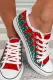 Red Christmas Tree Daily Canvas Shoes