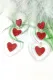 Love Heart Valentine Acrylic Earrings