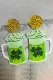 St. Patrick's Day Sparkling Clover Beer Rainbow Earrings
