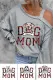 Personalized Couple DOG MOM Asymmetric Dew Shoulder Long Sleeve Top