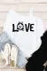 Personalized Couple Valentine Love Puppy Asymmetric Dew Shoulder Long Sleeve Top