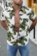 Green Men's Short Sleeve Casual Hawaiian Shirt