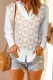 Pink Heart-shaped None V Neck Shift Casual Sweater Vest