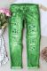 Shamrock Clover Ripped Casual Jeans