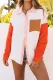 Colorblock Buttoned Front Casual Shirt