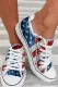 American Flag Flat Canvas Shoes