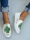 St. Patrick\'s Day Clover Canvas Clover Shoes Slip-on Shoes