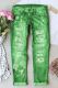 Shamrock Clover Ripped Casual Jeans