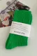 Green Green Cotton Solid Socks