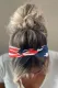 American Flag Stars and Stripes Knotted Headband