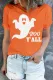 Orange Ghost BOO YALL Crew Neck T-shirt