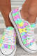 Easter Day Multicolor Bunny Graphic Daily Canvas Shoes